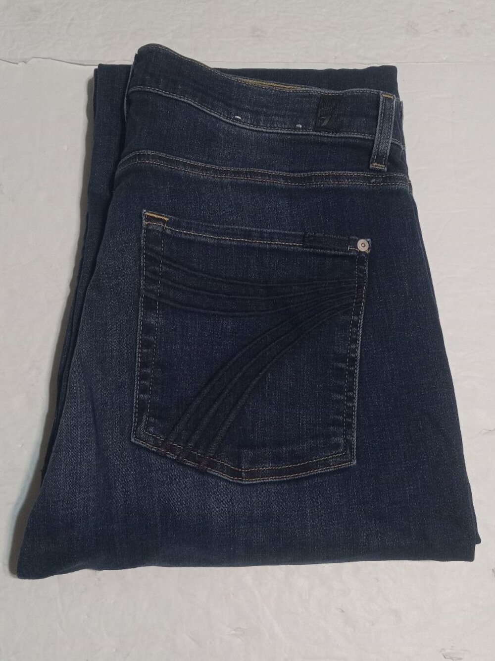 7 For All Mankind Women's Tailorless Dojo Trouser Stretch Jeans 33 AU115S912B